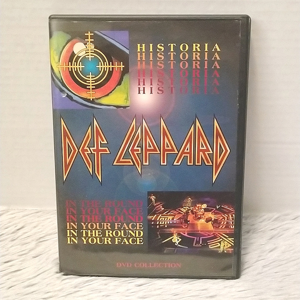 Def Leppard 'Historia/In The Round In Your Face' DVD